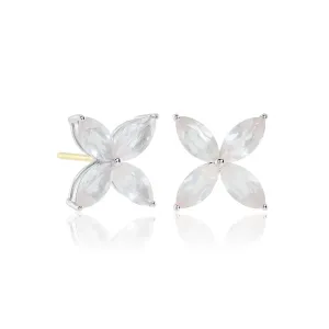 Stella Earrings in Rose Quartz