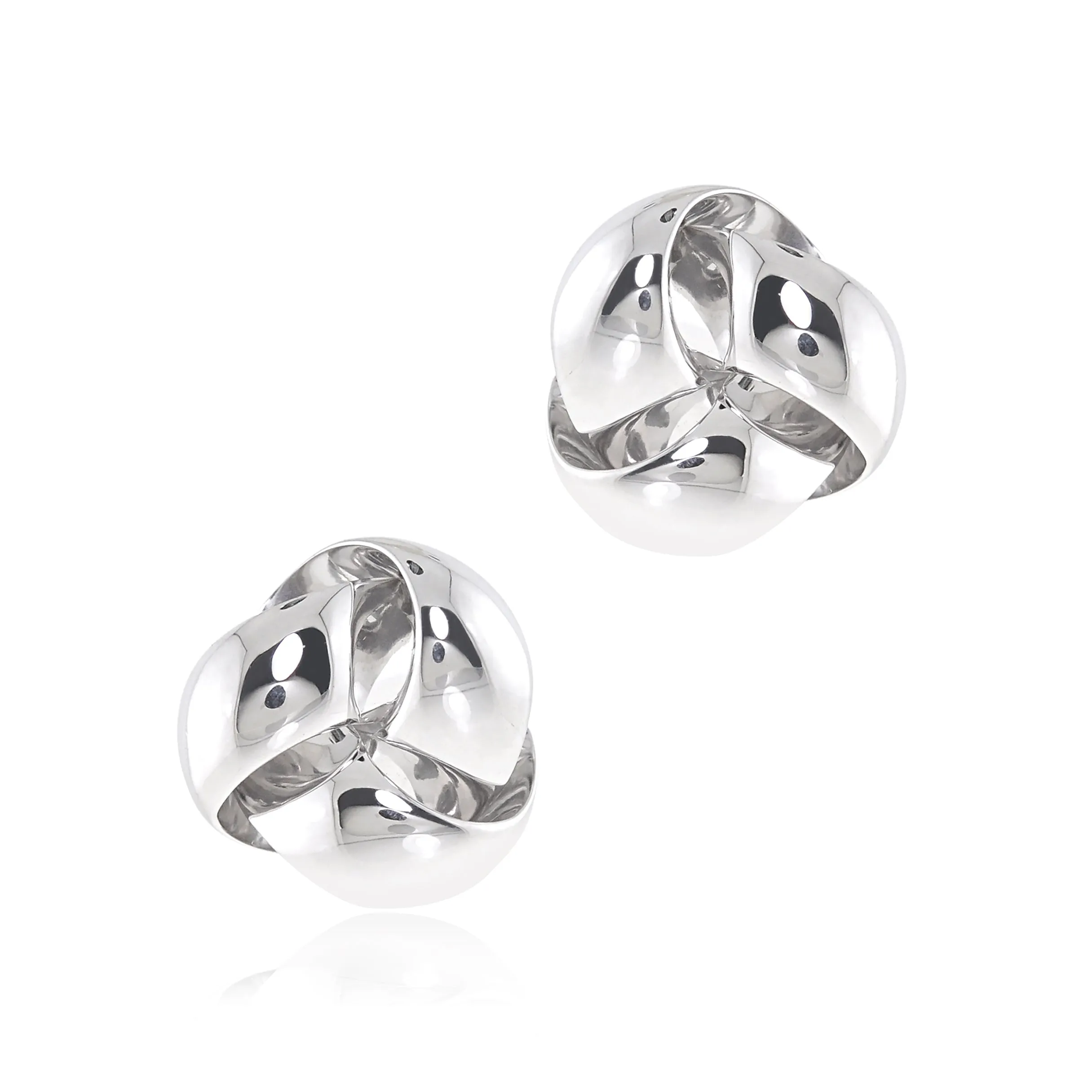 Sterling Silver Knot Earrings