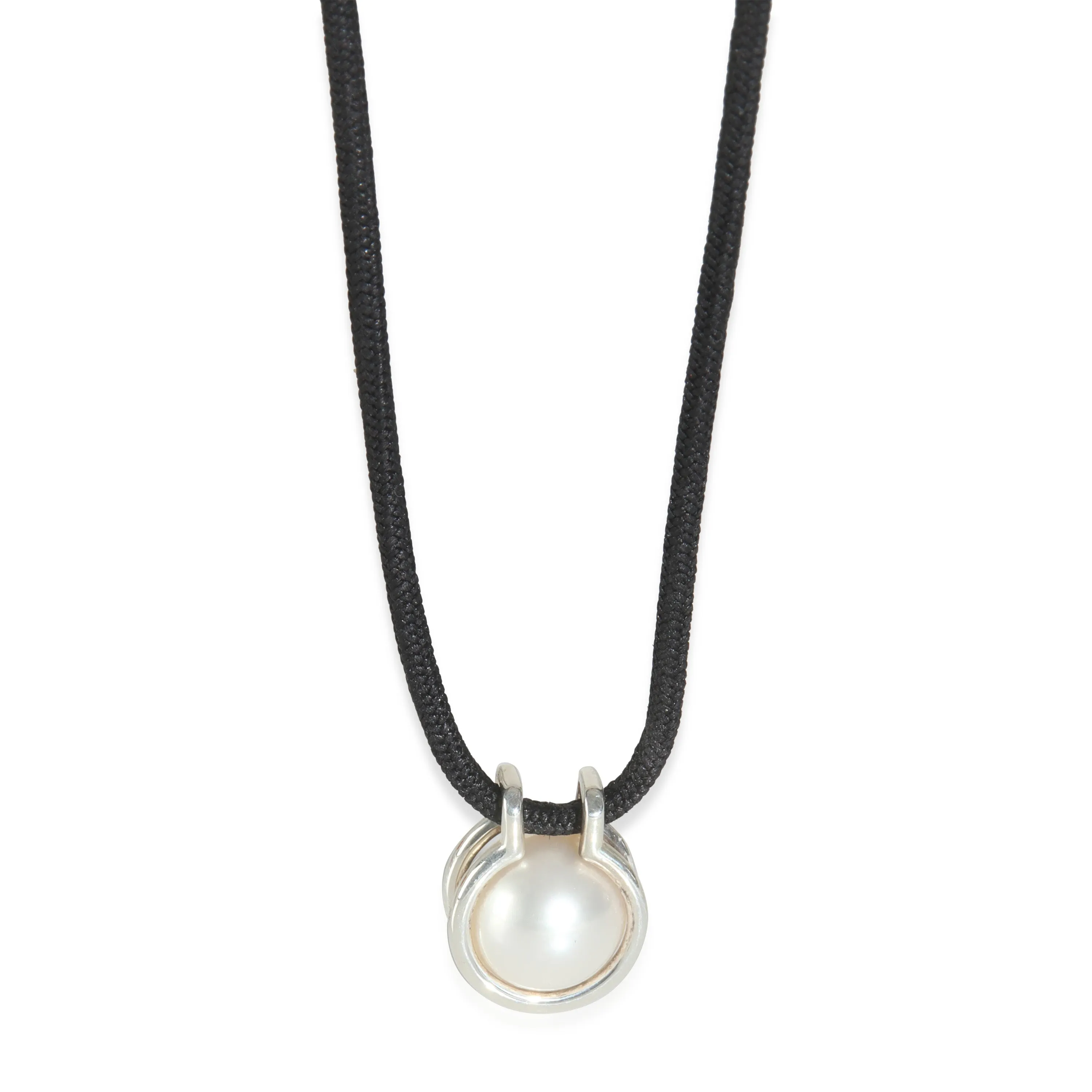 Sterling Silver Pearl HardWear Pendant