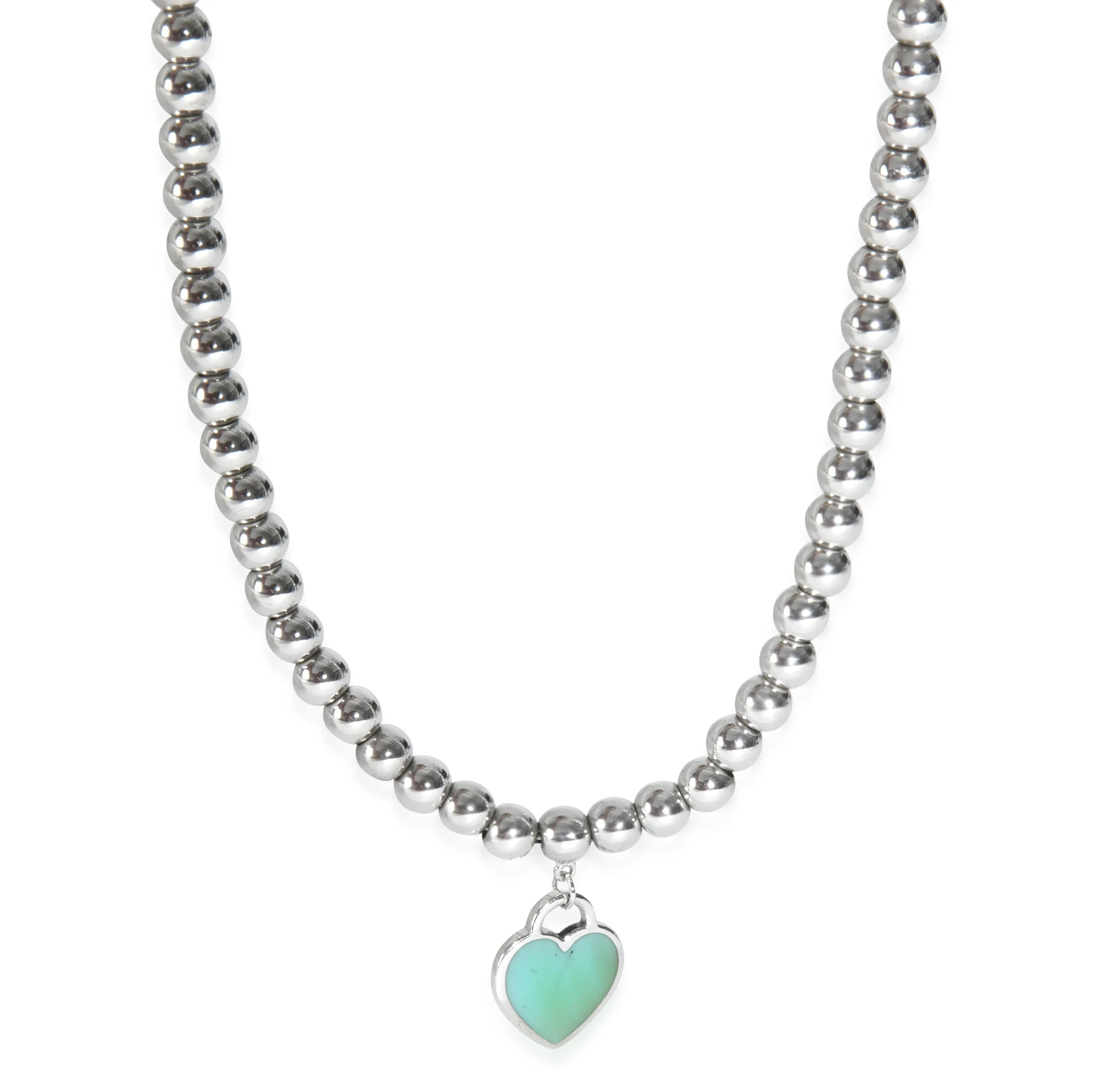 Sterling Silver  Return To Tiffany Bead Necklace