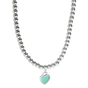 Sterling Silver  Return To Tiffany Bead Necklace