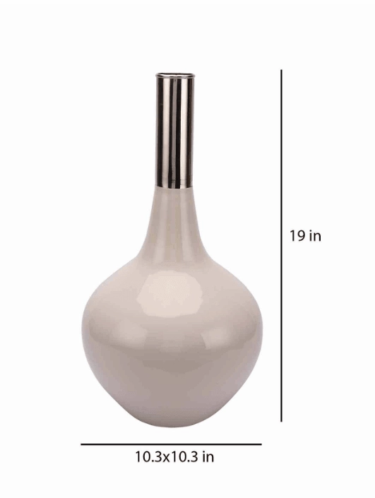 Stout Diedra Fawn Brass Floor Vase,