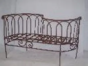 Strap Loopy Lover's Bench S Pattern Design Solid Steel dried flower branch  