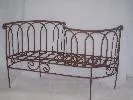 Strap Loopy Lover's Bench S Pattern Design Solid Steel dried flower branch  