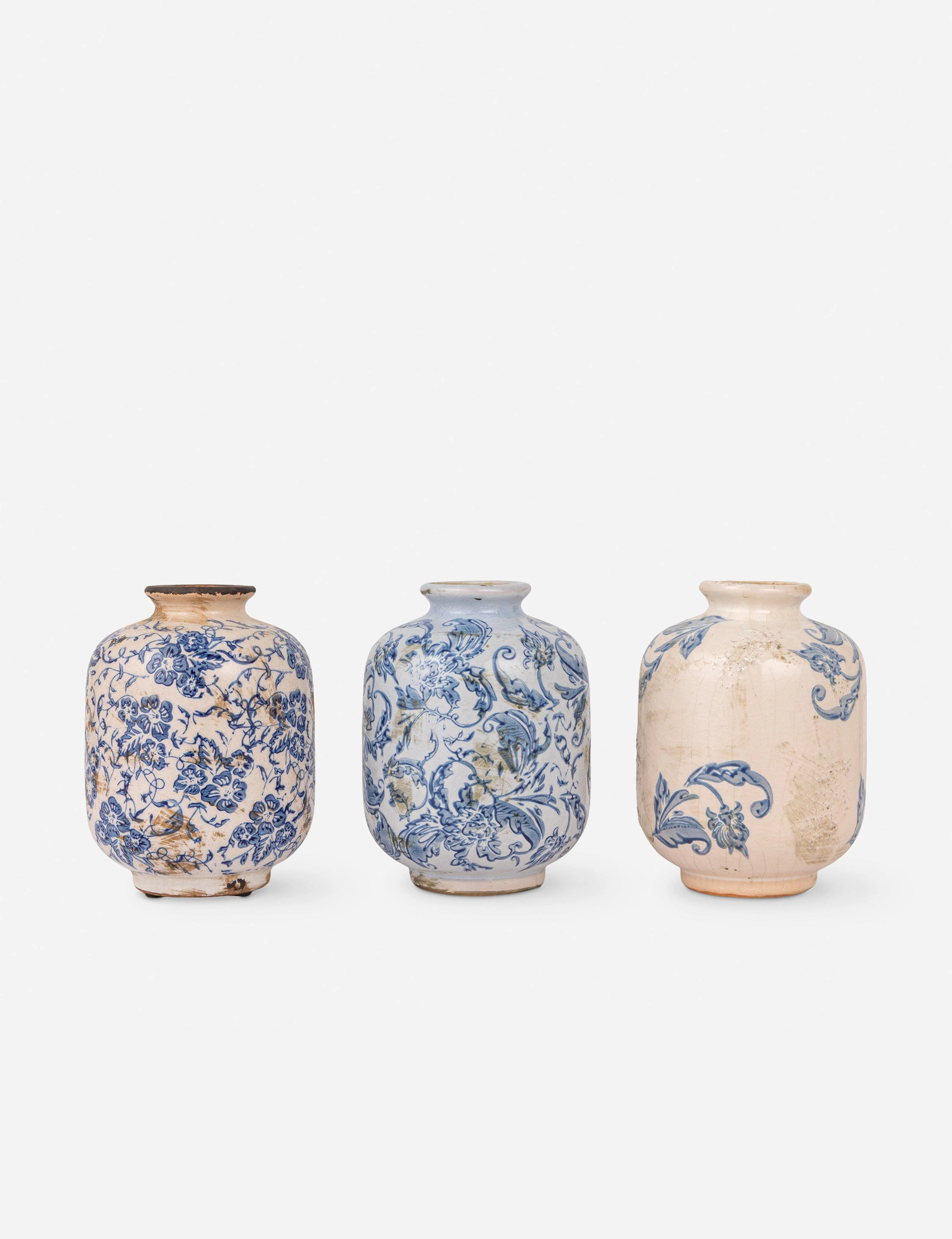 Stratham Decorative Vases (Set of 3) mini ornamental plant  