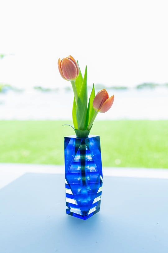 Stripes - Colors Glass Vase