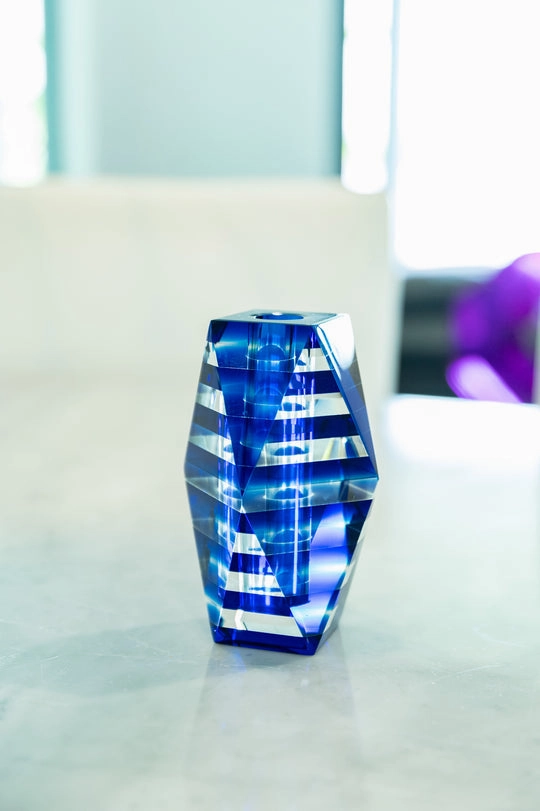 Stripes - Colors Glass Vase