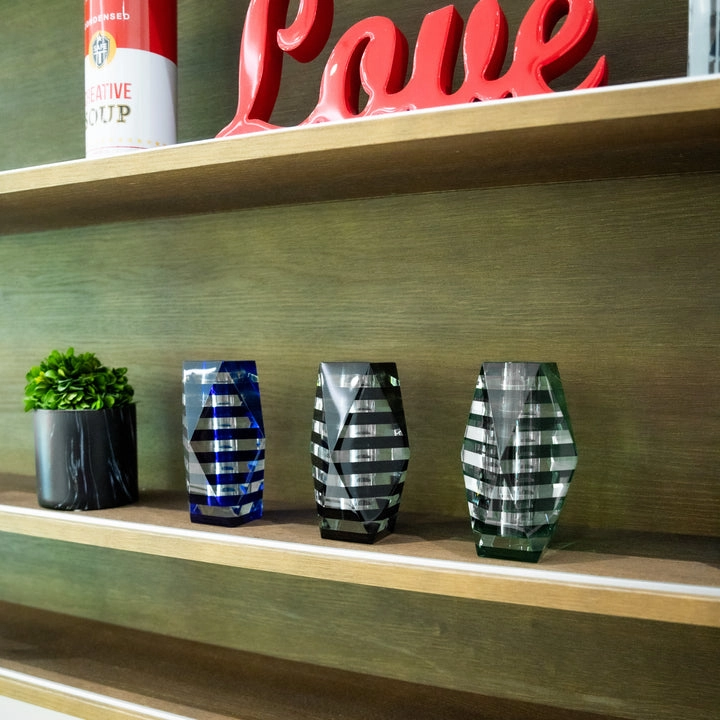 Stripes - Colors Glass Vase