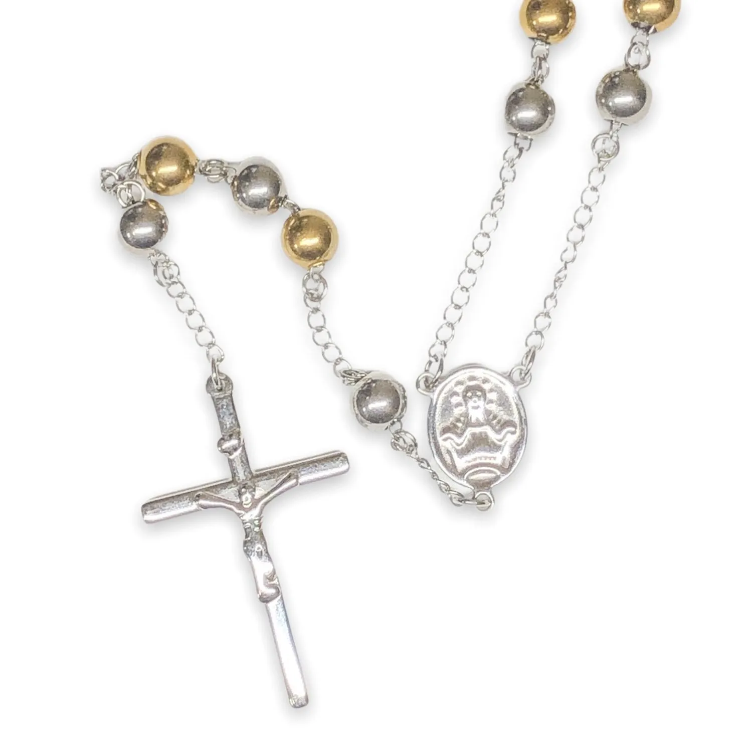 STST Tricolor 32 Rosary Necklace
