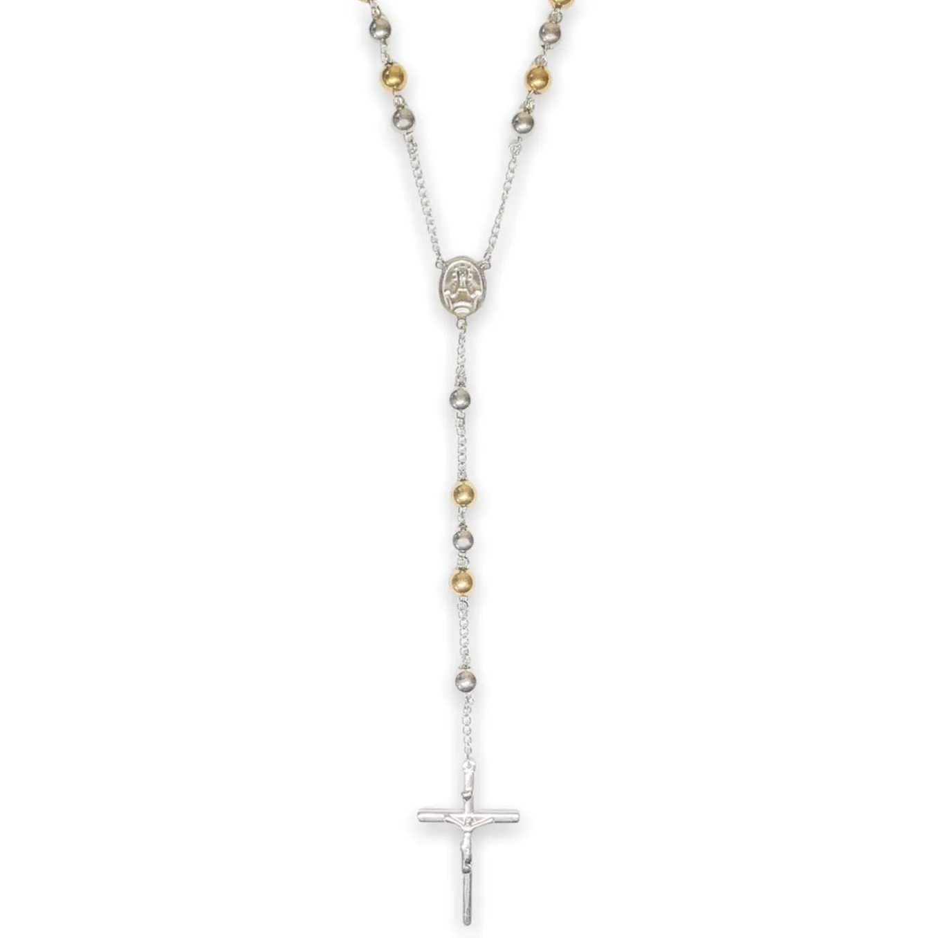 STST Tricolor 32 Rosary Necklace