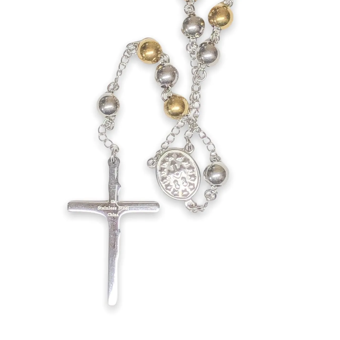 STST Tricolor 32 Rosary Necklace