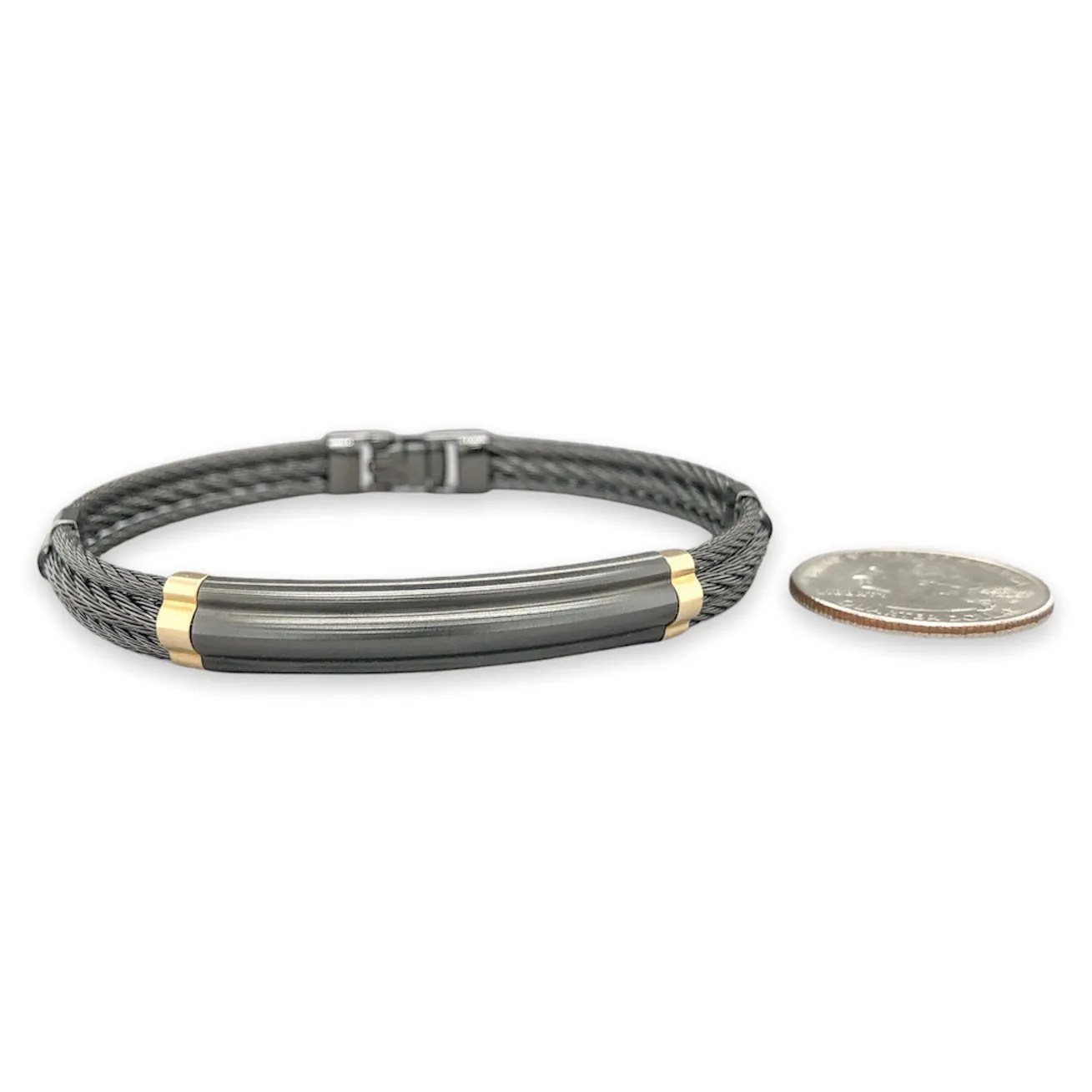 STST Twisted Cable Bracelet