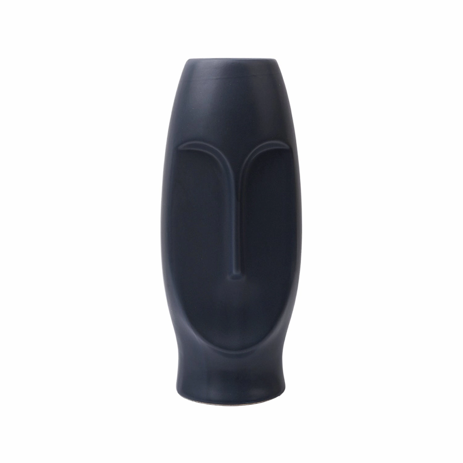 Stylish Black Face Shape Vase