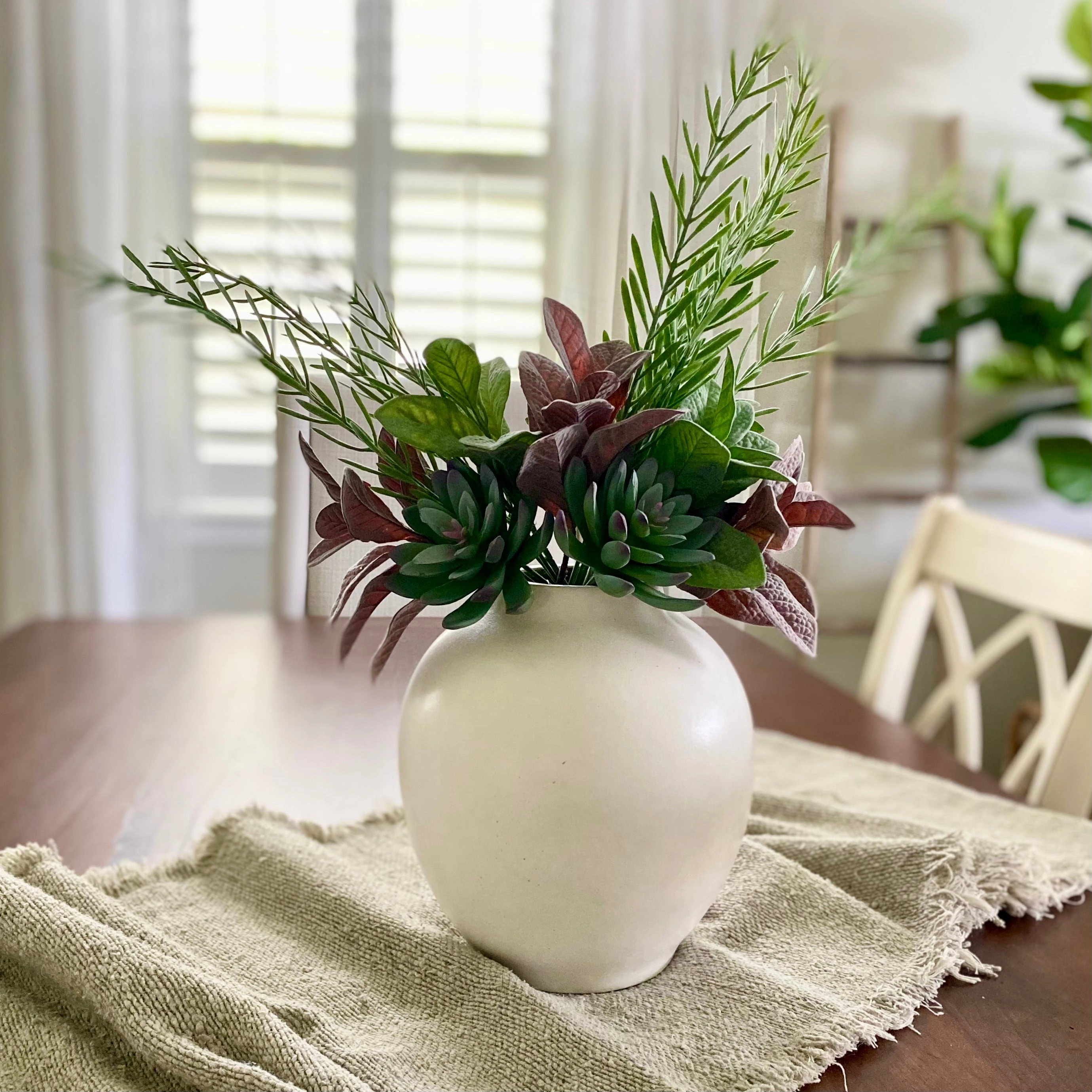 Succulent & Mixed Foliage Bundle xl flower pot  