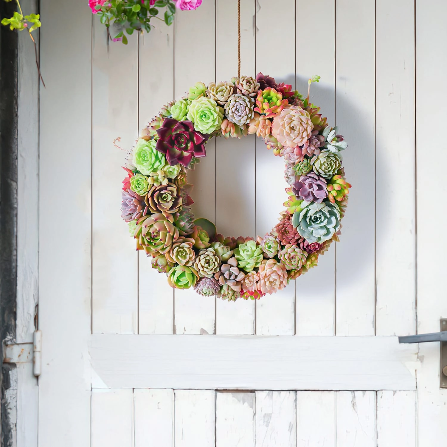 Succulent Wreath DIY Kit, 10"