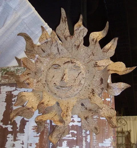 Sun Faces Set of 3 dried flower branch  