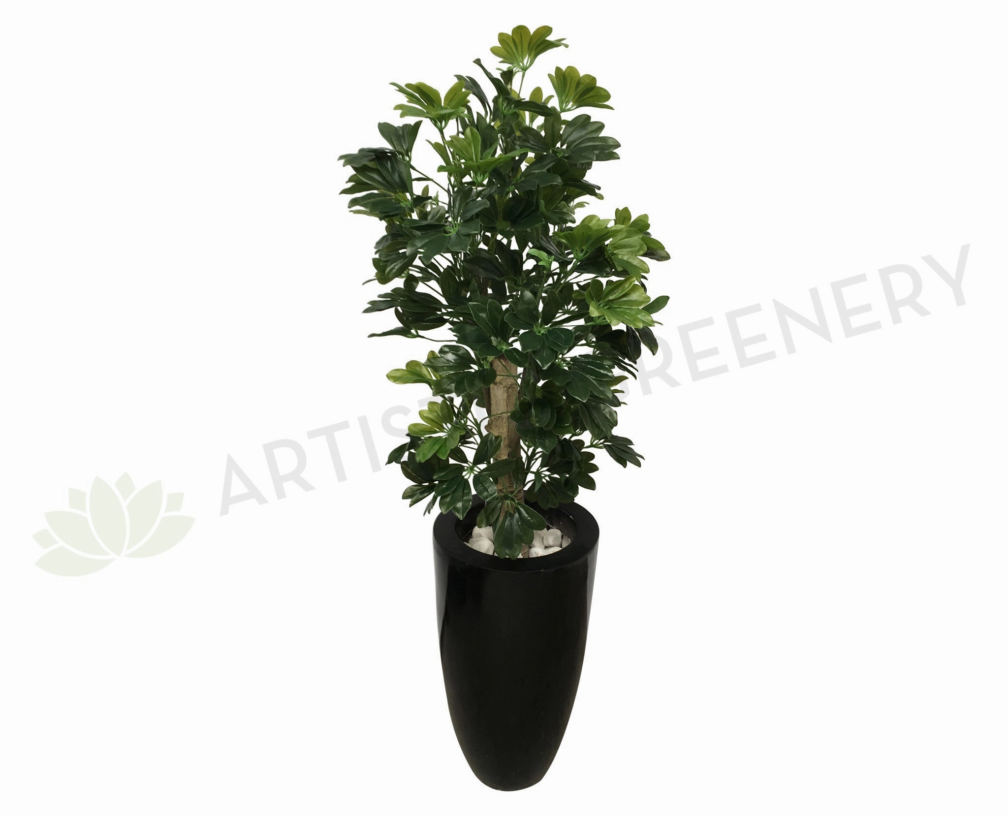 T0014 Schefflera / Dwarf Umbrella Tree 100cm Real Touch indoor plant stand  