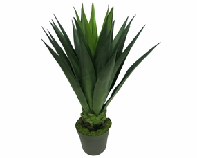 T0033 Giant Agave Potted 100cm Real Touch indoor plant stand  