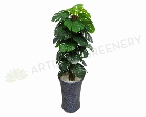 T0058 Monstera / Split Philo Totem Real Touch Leaves 110cm sun perennial  