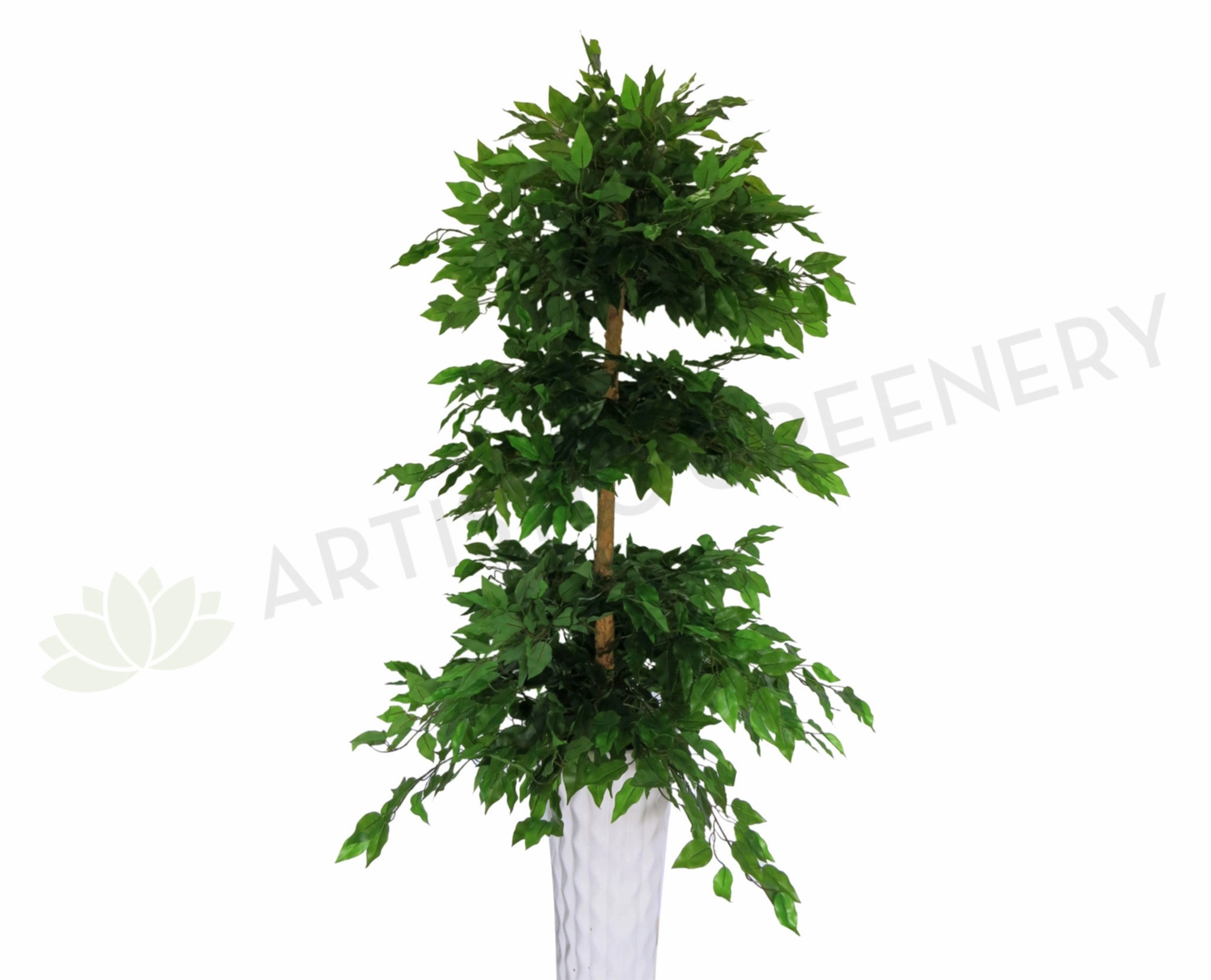 T0083 Ficus 3-Tiers (Real Wood Trunk & Real Touch Leaves) 180cm sun perennial  