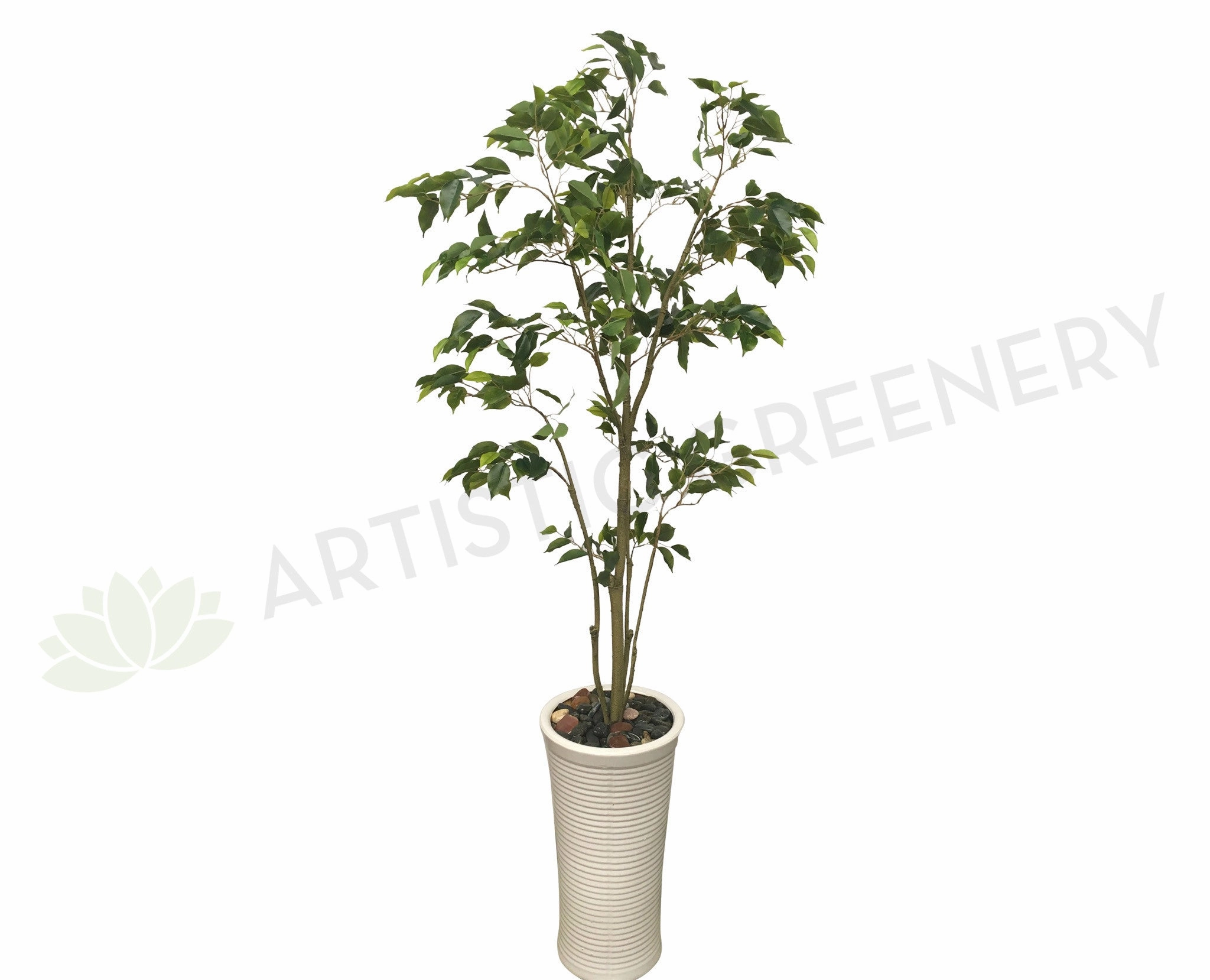 T0118 Ficus Tree Real Touch Leaves 140cm sun perennial  