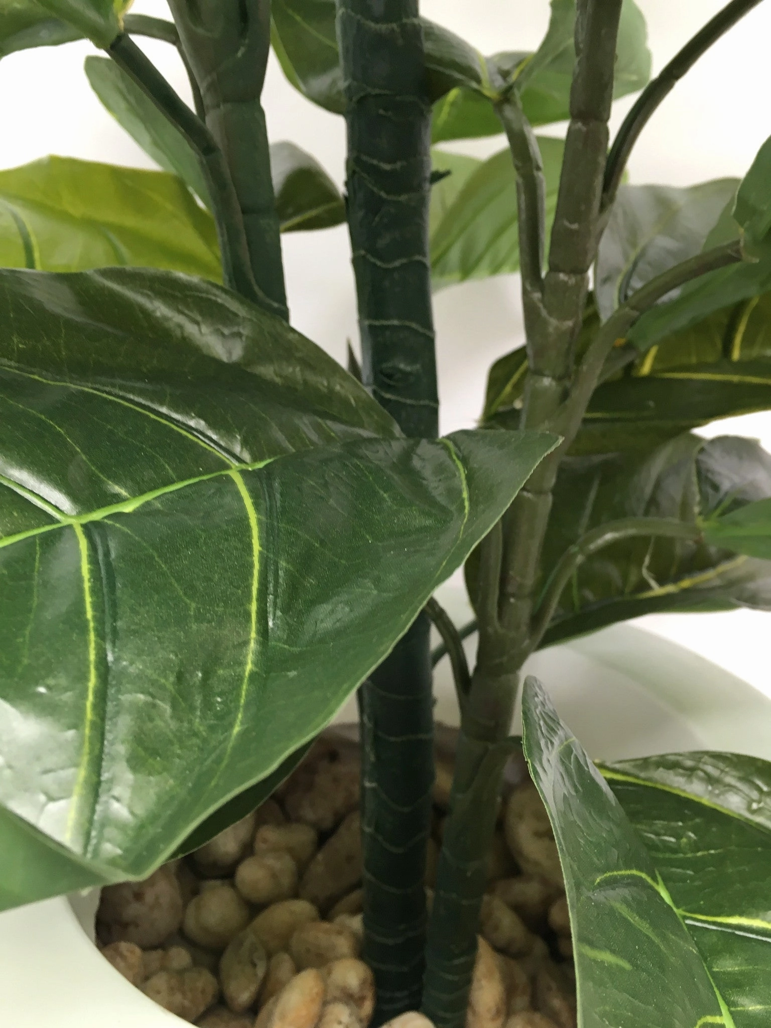 T0148 Fiddle Fig Tree Real Touch Leaves 120cm