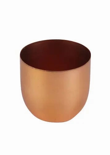 Table Top Planter with Copper Plating(Set of 2)