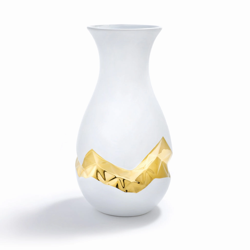 Talianna - Oro Vase White