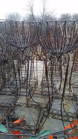 Tall 56"H x 23"W Pablo Planter dried flower branch  
