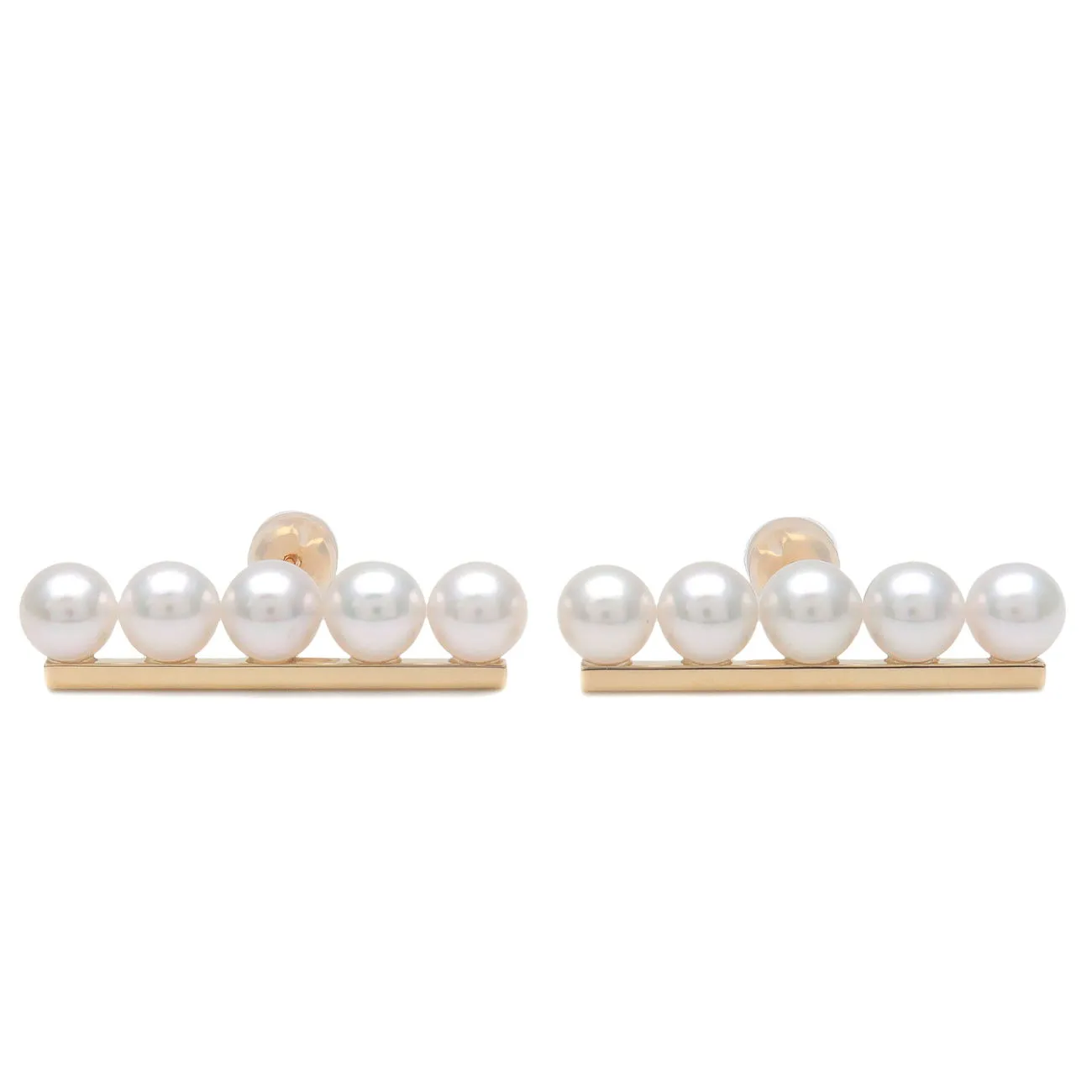 TASAKI Pearl Balance Plus Earrings K18YG 750YG Pearl Yellow Gold