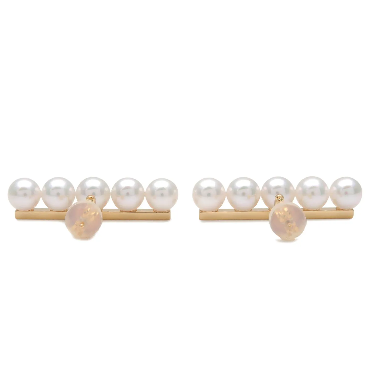 TASAKI Pearl Balance Plus Earrings K18YG 750YG Pearl Yellow Gold