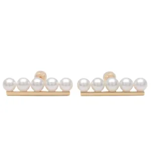 TASAKI Pearl Balance Plus Earrings K18YG 750YG Pearl Yellow Gold