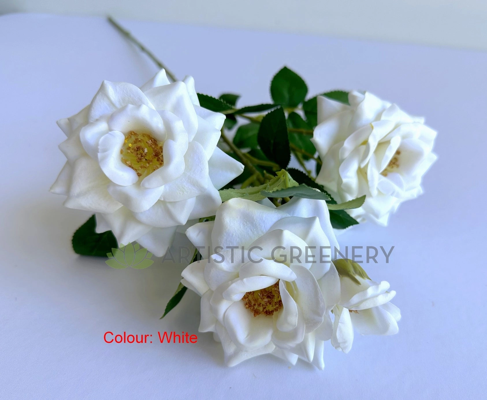 TEMP-S92 Gardenia Spray 81cm White / Orange