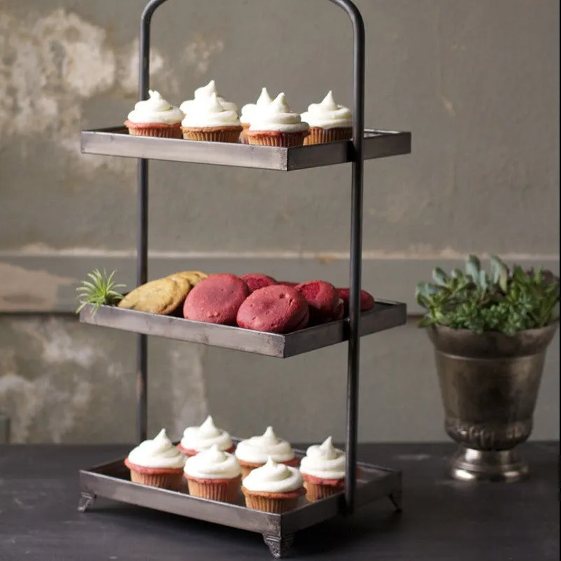 Three Tier Metal Display Stand