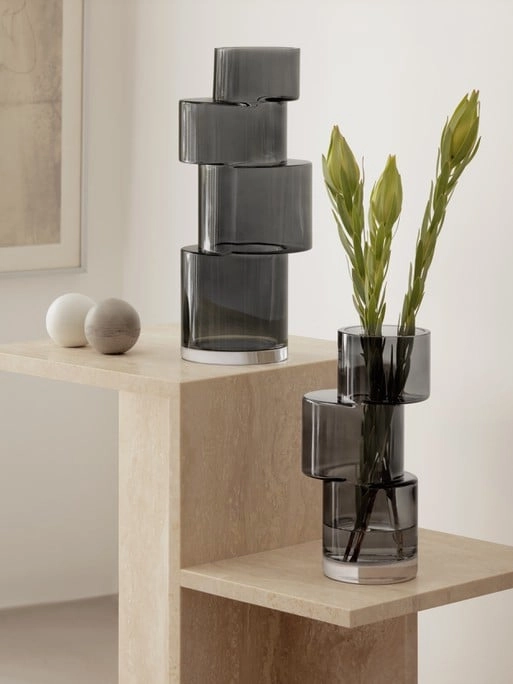 Tier - Vase Slate Grey Medium