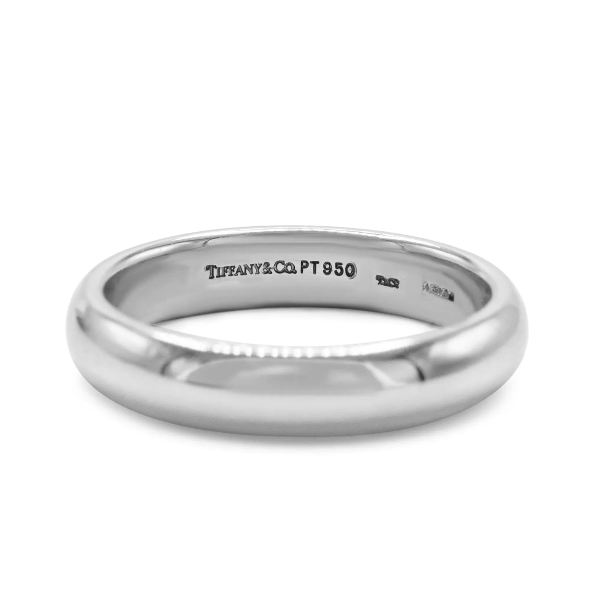 Tiffany 4.5mm Platinum Wedding Band Ring