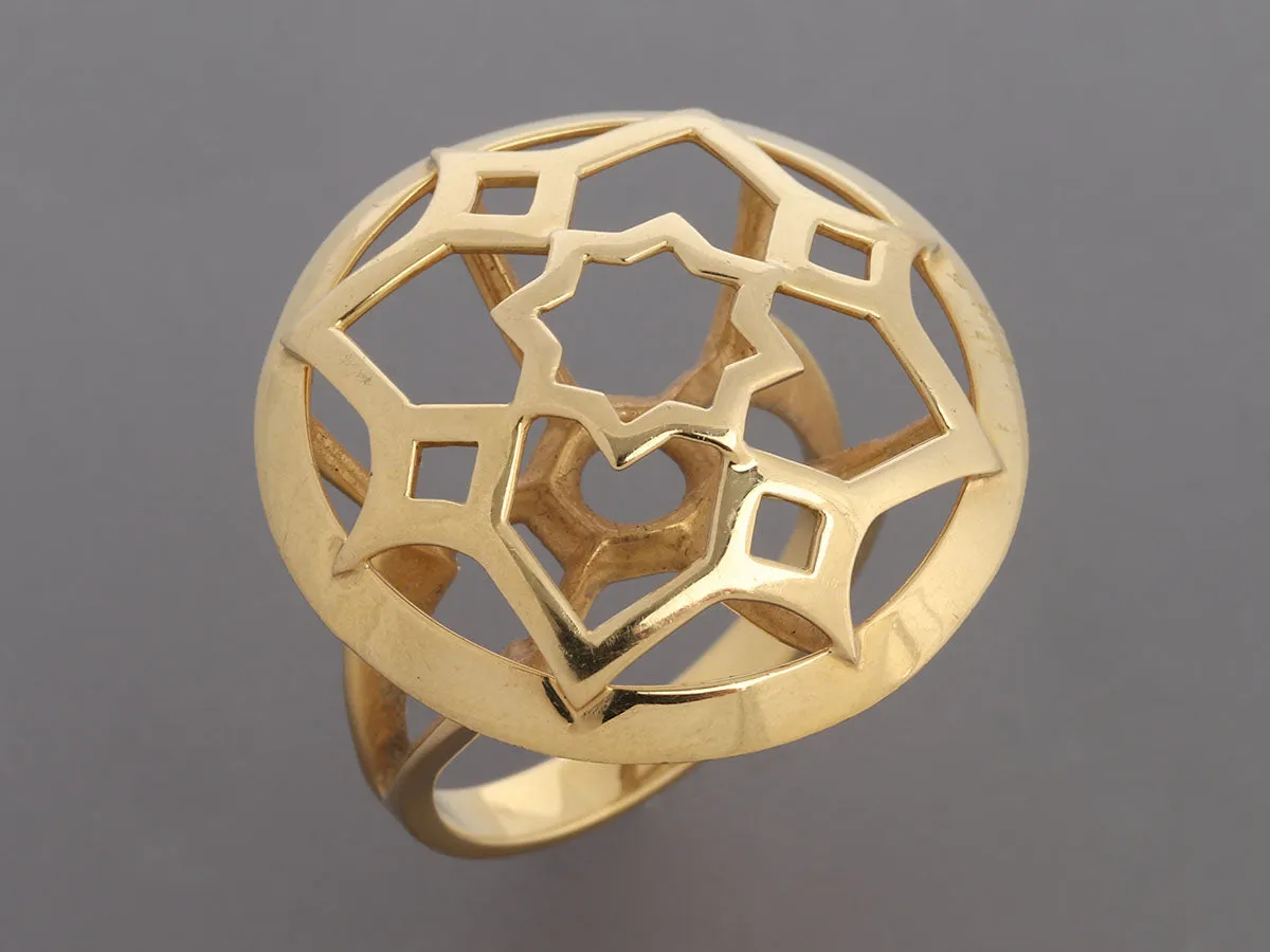 Tiffany & Co. 18K Yellow Gold Marrakesh Zellige Ring