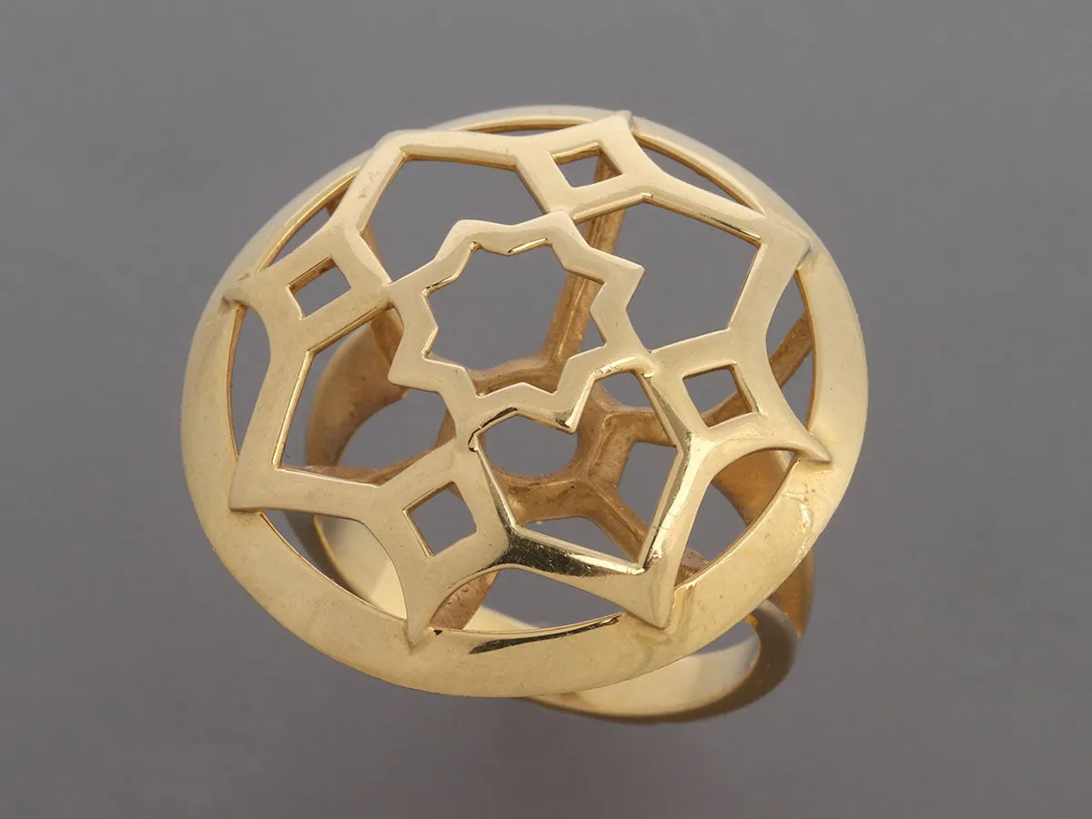 Tiffany & Co. 18K Yellow Gold Marrakesh Zellige Ring