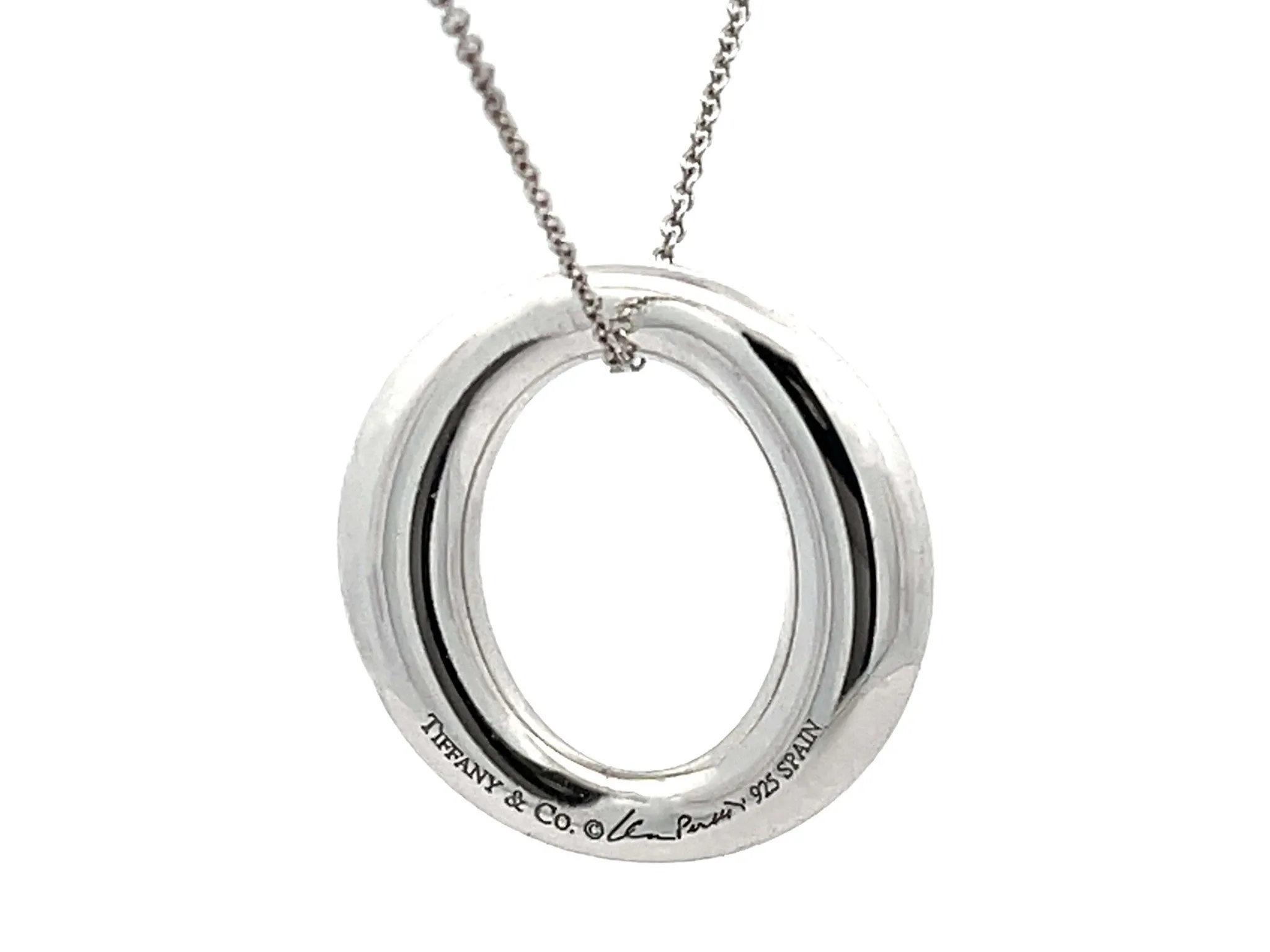 Tiffany & Co. Elsa Peretti O Necklace in Sterling Silver