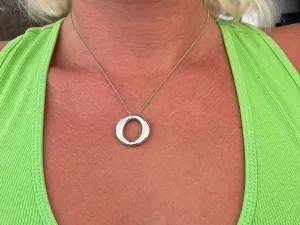 Tiffany & Co. Elsa Peretti O Necklace in Sterling Silver