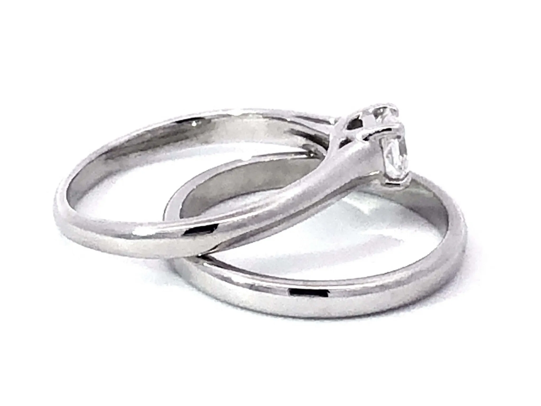 Tiffany & Co. Lucida Diamond Engagement Ring Set in Platinum, H VVS2 0.30 ct