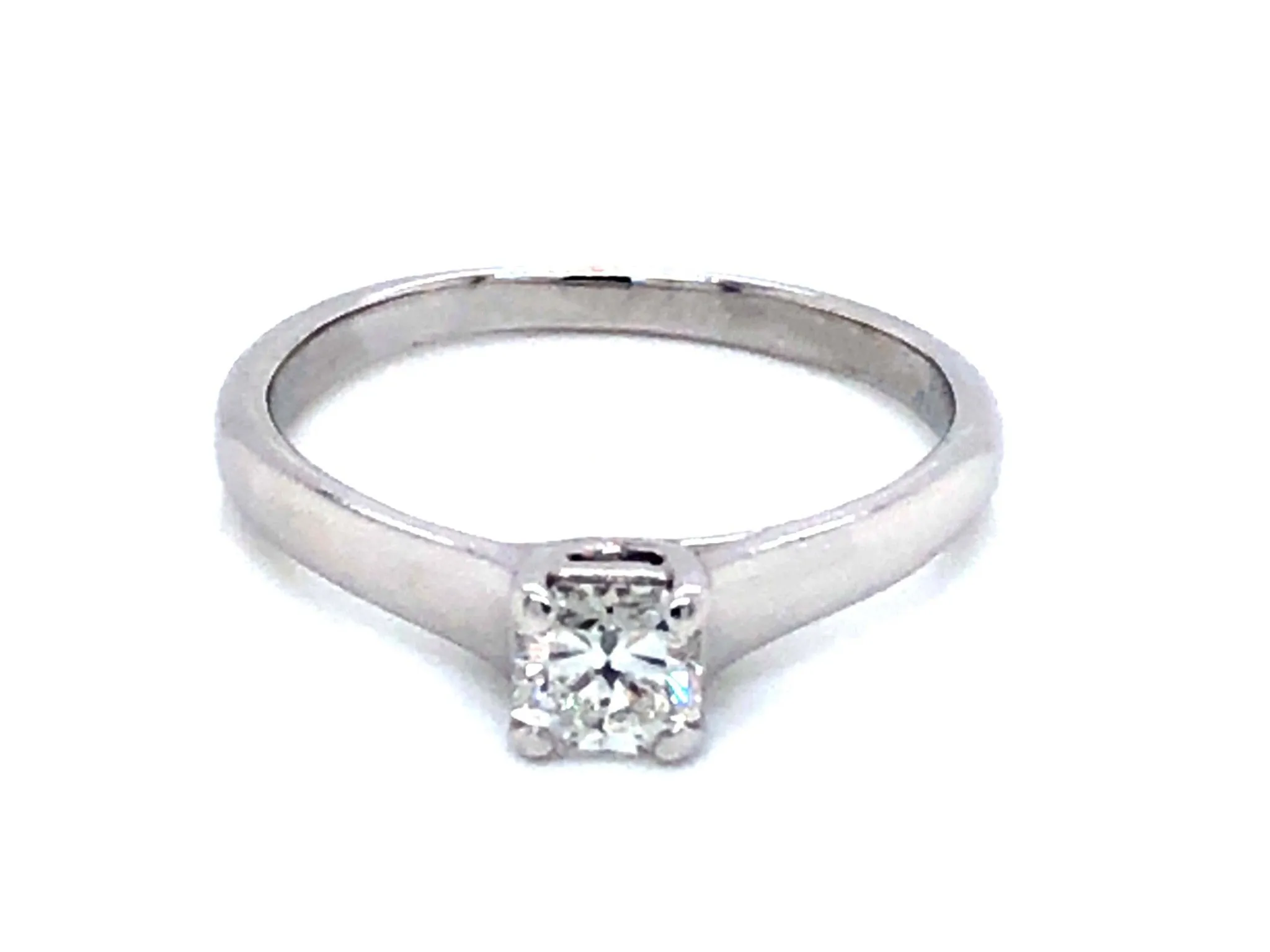 Tiffany & Co. Lucida Diamond Engagement Ring Set in Platinum, H VVS2 0.30 ct