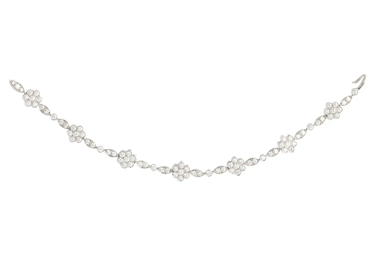 Tiffany & Co. Platinum Diamond Blossom Bracelet