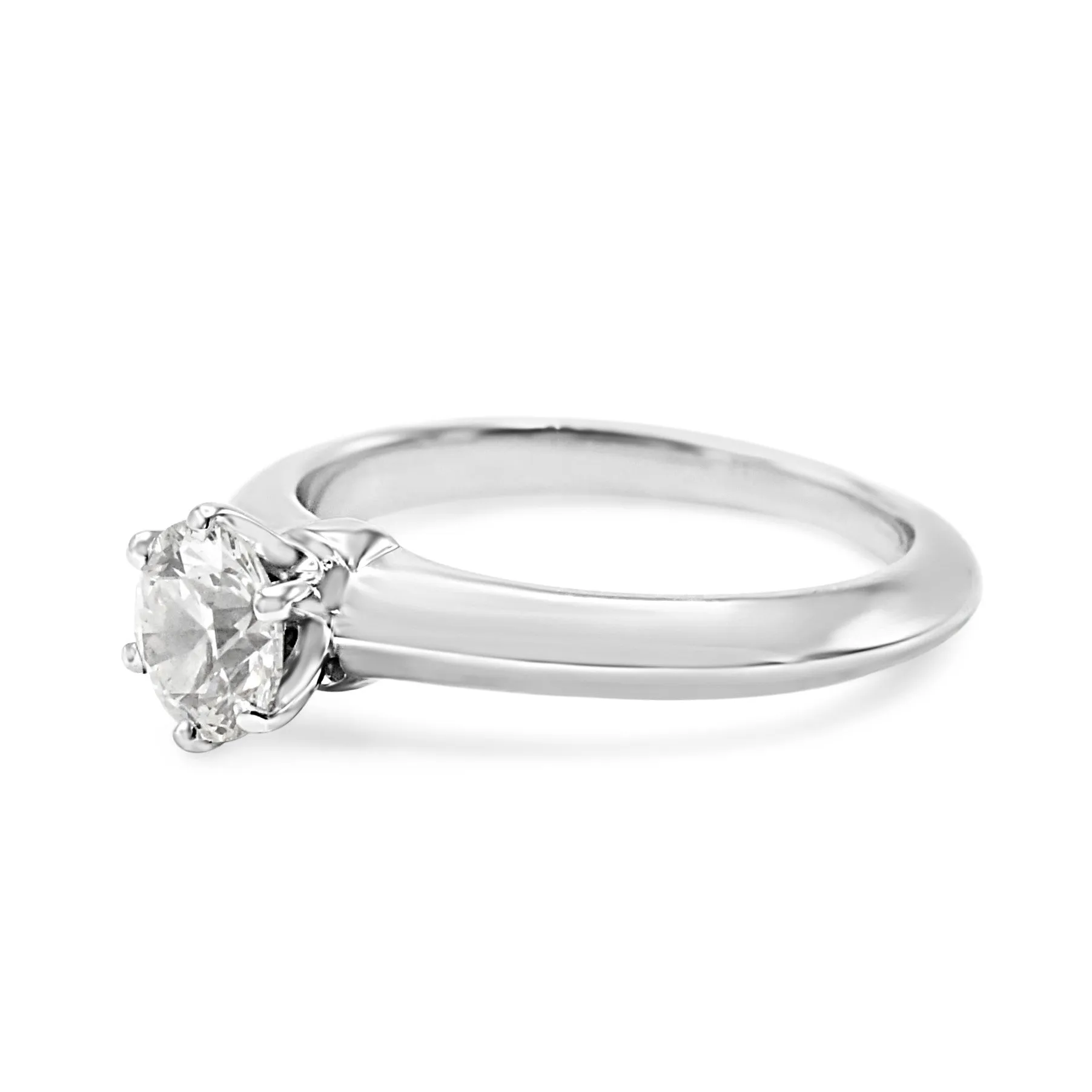 Tiffany & Co. Solitaire Diamond Ring - Platinum