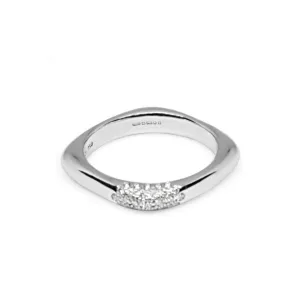 Tiffany & Co. Square Pave Set Diamond Ring