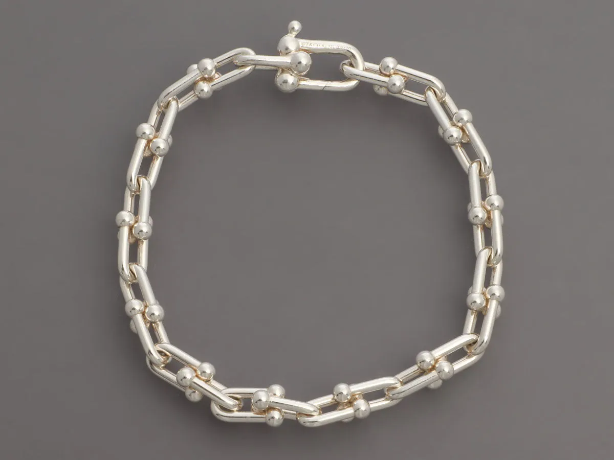 Tiffany & Co. Sterling Silver Small HardWear Bracelet