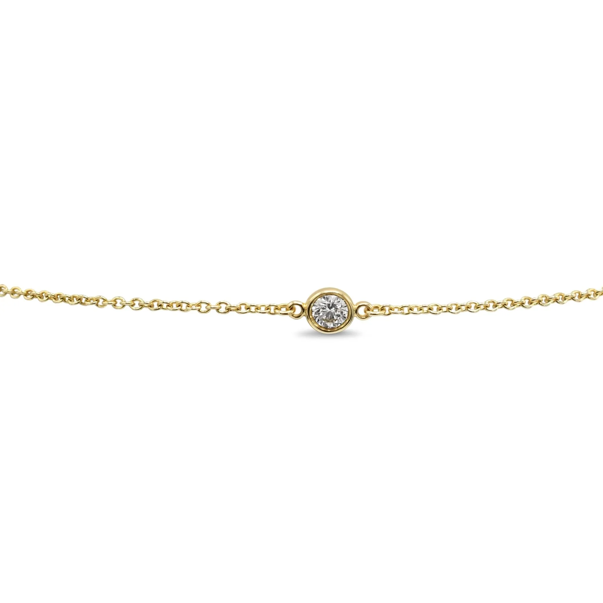 Tiffany Elsa Peretti Diamonds By The Yard Bracelet - 18ct Yellow Gold