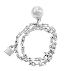 Tiffany HardWear Small Wrap Bracelet, Medium - Sterling Silver