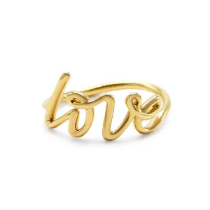Tiffany Paloma Picasso Graffiti Love Ring, Small - 18ct Yellow Gold