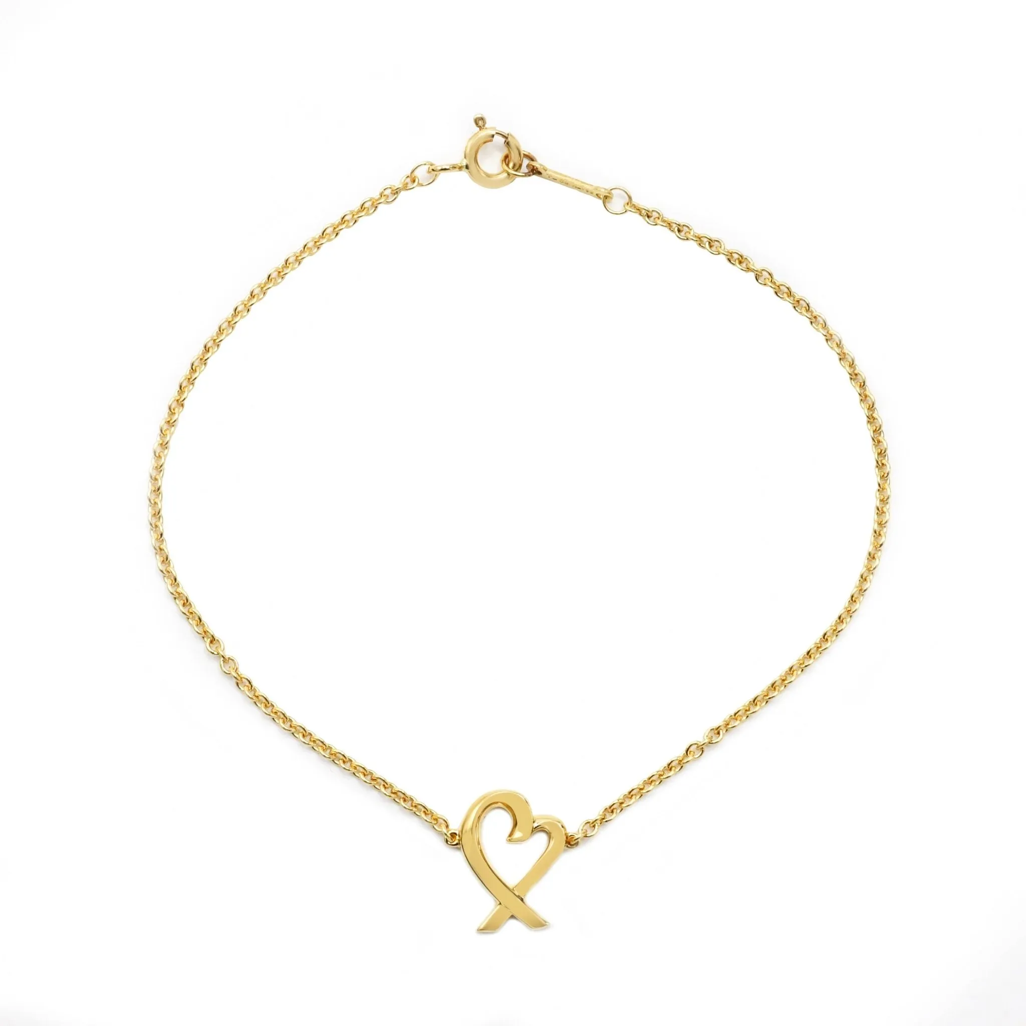 Tiffany Paloma Picasso Loving Heart Bracelet - 18ct Yellow Gold